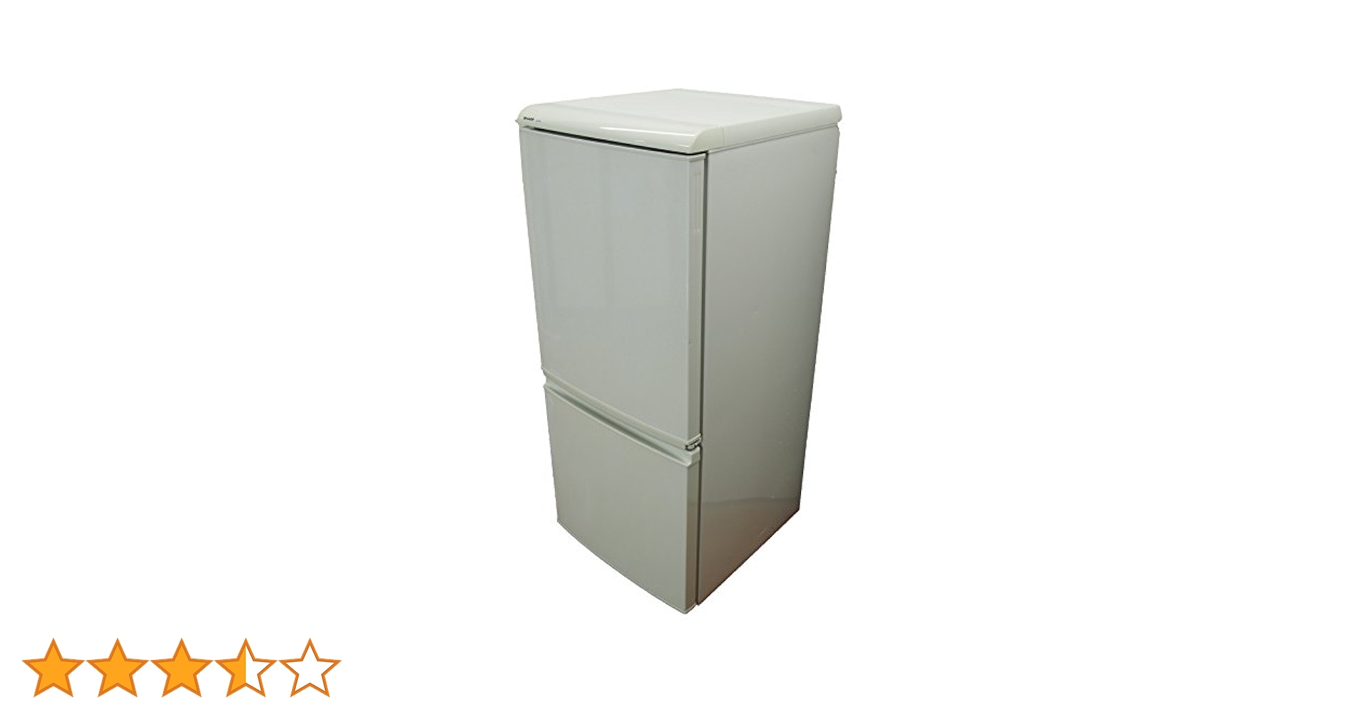 Amazon | SHARPシャープ 135L 2ドア冷蔵庫 SJ-614-W 右開き